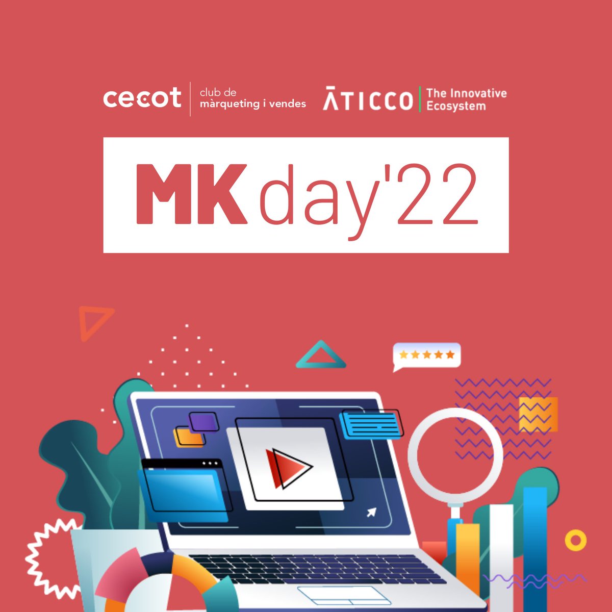 AticcoEcosystem's tweet photo. Mañana en #Aticco nos espera una jornada brutal de #marketing.🔥
Arrancaremos el día con el #MKday22 organizado junto a @PatronalCecot y lo acabaremos por todo lo alto con el afterwork de #ELHUB. ¿Te unes?
MK day https://t.co/ECF23o0NAK
elXiringuito https://t.co/V7rW4ic1UM https://t.co/A0hiBTmpwA
