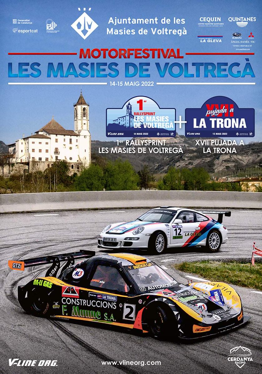FCAutomobilisme's tweet photo. 🏷️ RAL.LIS
🎯 MOTORFESTIVAL LES MASIES DE VOLTREGÀ
🏁 Rallysprint Les Masies de Voltregà
ℹ️ Informació
🌐 https://t.co/jJ9jM2ftIF
#fcautomobilisme #motorsport #motorfestival #lesmasiesdevoltregà #rallysprint #pujada #latrona #campionat #catalunya #curses #capdesetman #quefaig https://t.co/TucpIZr49Q