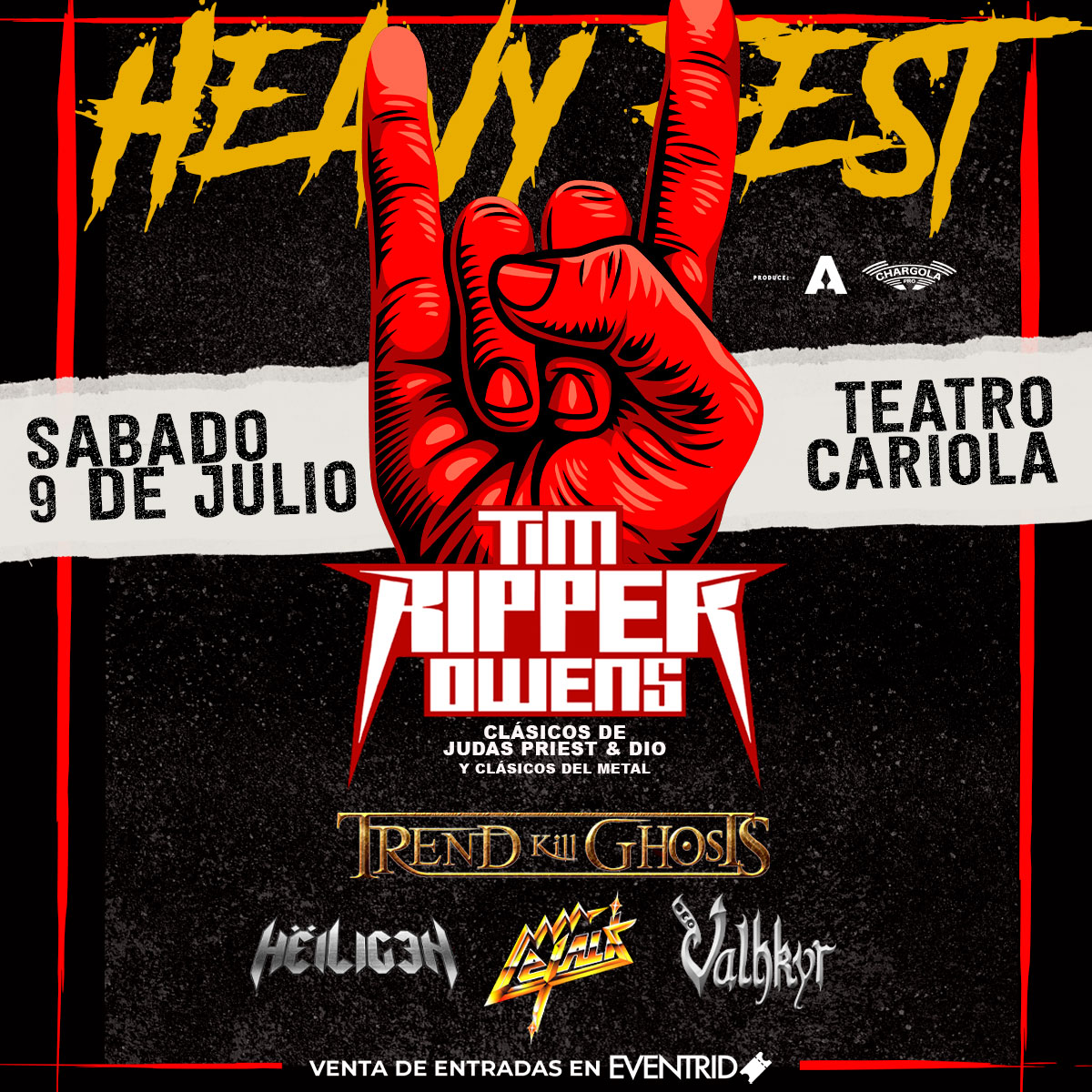 PowerofMetalcl's tweet image. 9 DE JULIO: ¡@TimRipperOwens en Chile en #HeavyFest!

El cantante de @KKsPriest interpretará los clásicos de @judaspriest junto a las clásicos de #Dio y de otros grandes éxitos del #Metal

Además contará con #TrendKillGhosts, #Heiligen, #Letalis y #Valhkyr

Detalles en el HILO