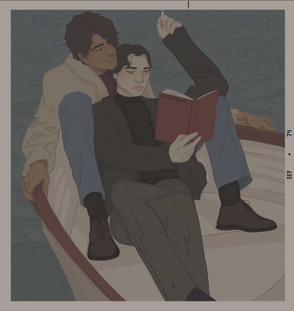 jegulus4ever's tweet photo. First of a couple jegulus drawings based on vintage picture vibes #jegulus  #marauders https://t.co/U2b5fGzkTy