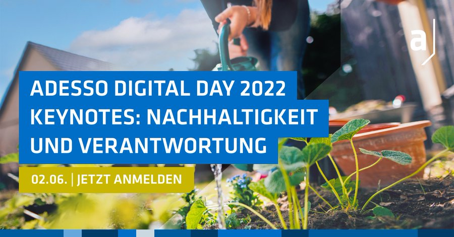 ThBendig's tweet photo. Der #adessoDigitalDay am 02.06. steht im Zeichen von #SustainableIT & #ResponsibleIT! 🌱🤲
Mit spannenden Vorträgen zu den Themen #Energie, #Nachhaltigkeit & #Verantwortung, von @UE_Berlin, @DEW21, @ABNAMRO und @ThBendig.
https://t.co/04aQ54a39e https://t.co/NVKQj3XV8c