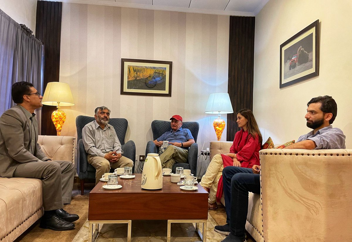 GBRSP team lead by Amjad Wali PM ED visited Soni Jawari Policy center and had detail discussion with Mr Izhar Hunzai Advisor regarding implementation of Tourist village development plan and home stay project (TVDP/H) in GB.