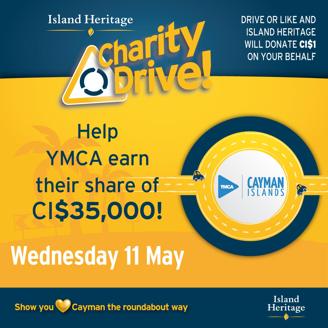 #CharityDrive starts today, all you have to do is drive by the Island Heritage roundabout and like or share our posts to show your support for YMCA of the Cayman Islands. #CharityDrive2022 #YMCACayman