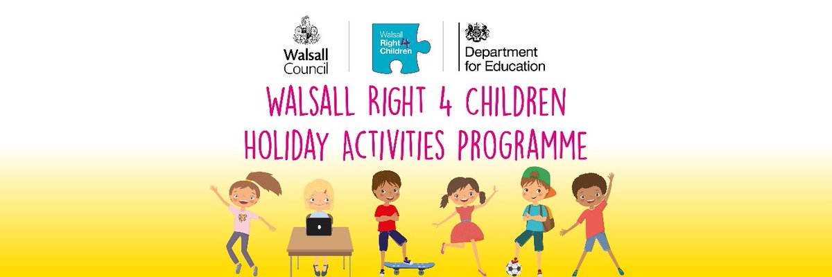 Application is still open to become a #Walsall Holiday activity and Food provider over the summer holidays

Application closed 24th May 

Take a look at our website go.walsall.gov.uk/children_and_y…  for more information or contact WR4C@walsall.gov.uk 

#HAF2022

Funded by <a href="/educationgovuk/">Department for Education</a>
