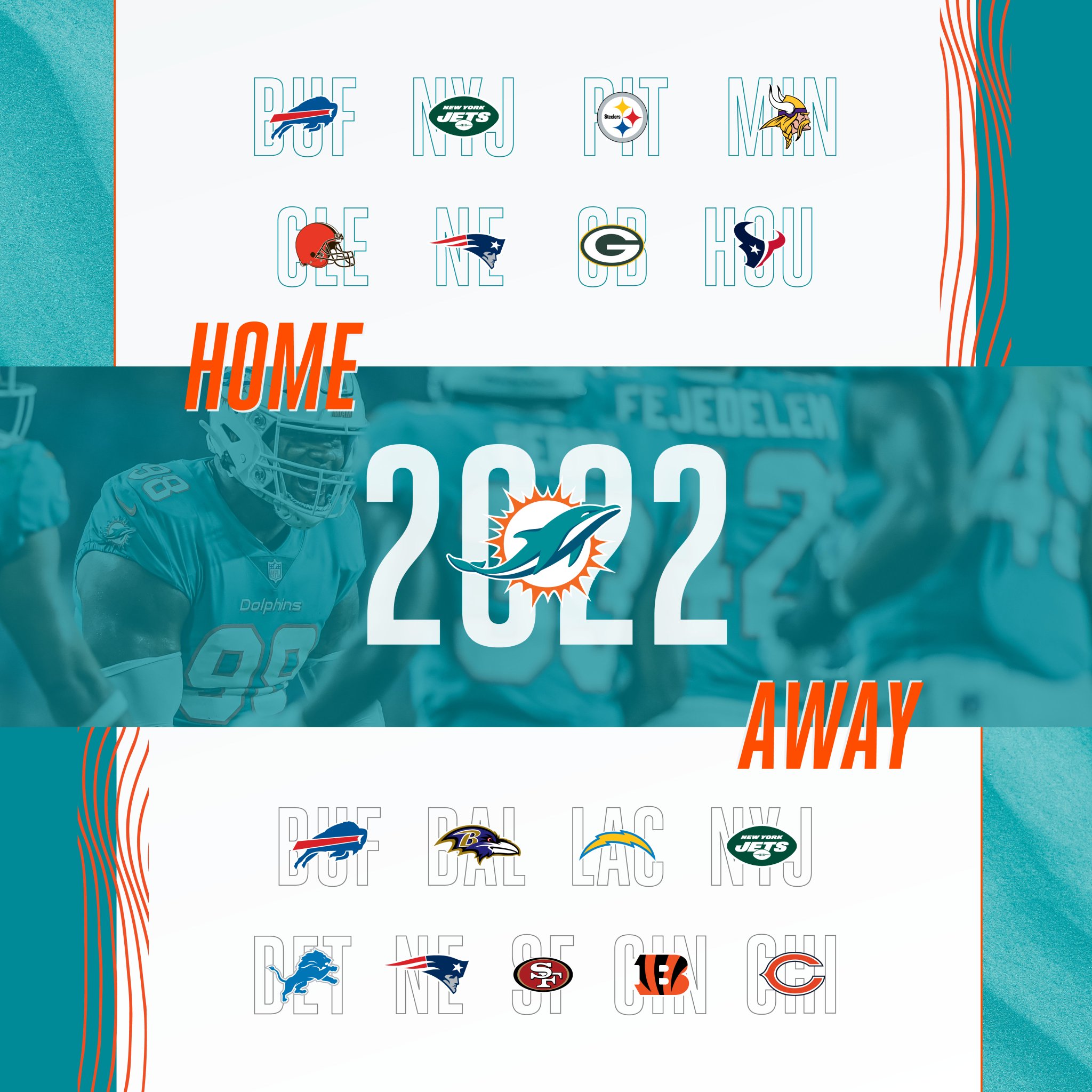 Miami Dolphins on Twitter "Get those calendars ready. The 2️⃣0️⃣2️⃣2️⃣