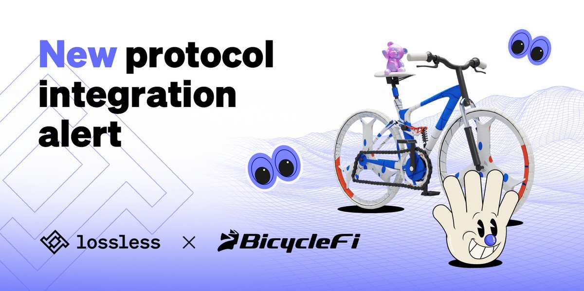 losslessdefi's tweet photo. Market conditions are not deterring us from further development work 🛠️

We'd like to introduce you to our new partner to join our protected token ranks - meet @bicyclefiio! 🚴

They are a #web3 lifestyle app for #move2earn and will integrate $LSS protocol into their token 🪙 https://t.co/ZrvGVC0rkT