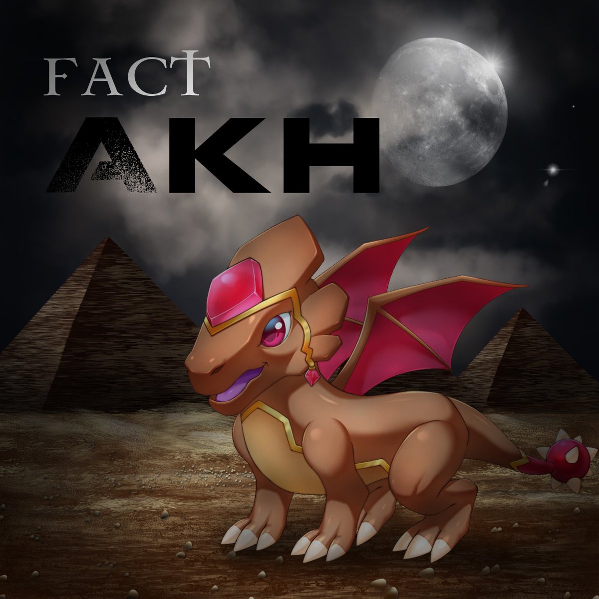 OragonXBsc's tweet photo. Akh is a rare dragon that has the power of earth🐲🔥
Akh is believed to be creature that protect Egyptian🇪🇬
#OragonFact #OragonPedia #AkhFact #Egypt #NFT #P2E #P2EGame #NFTMarketplace #CreativeEconomy #EkonomiKreatif #Pariwisata #Tourism https://t.co/vDOTEwfBBi