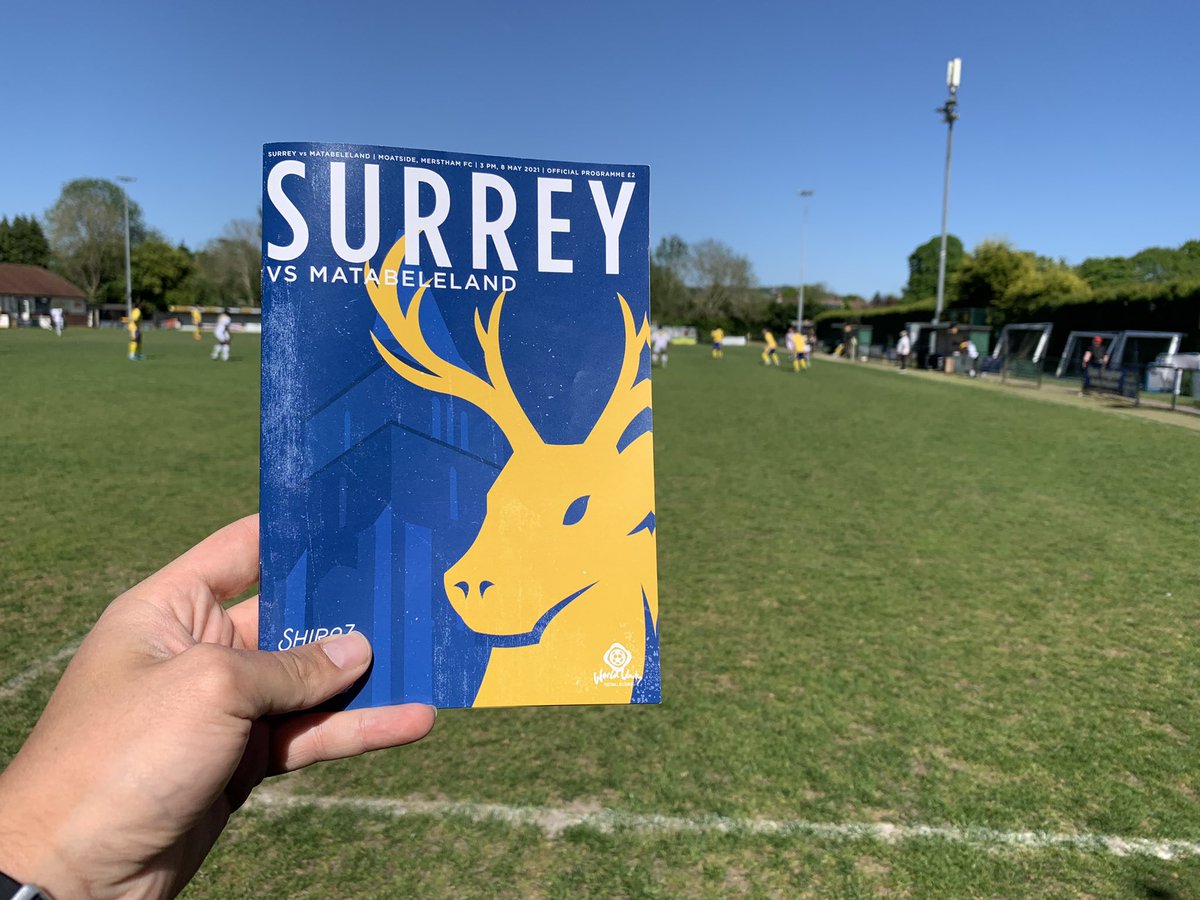 We have a Half Page programme advert slot for our 4 games at Dorking available. Get it for just £25, DM or email info@intsurreyfootball.co.uk

#BlueandGold #SurreyFootball