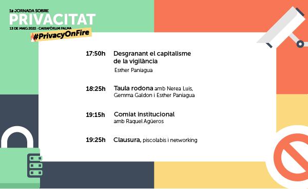 tonapou's tweet photo. Amb @e_paniagua pensarem una mica en el valor que tenen les nostres dades per a empreses i governs. I acabarem tenint una xerrada entre les ponents i assistents... 

Tota la informació i inscripcions a la web! =) 

Queden entrades encara i és passat demà! 
https://t.co/6jssuv6Mtw https://t.co/KeXQuI3oQ3