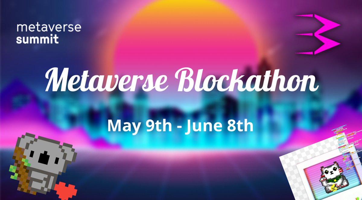 Blockathon_DAO's tweet image. We「 KICK OFF 」Metaverse Blockathon tomorrow!

Thursday 12th May 8pm AEST 🌱 

Expect🔎
⋙ Intro on what to expect over next 4 weeks
⋙ 1 minute pitches of project ideas from #koala #hackers
⋙ team formation to get hacking

Want to join, REGISTER ASAP ⟹ bit.ly/3kXAL1c