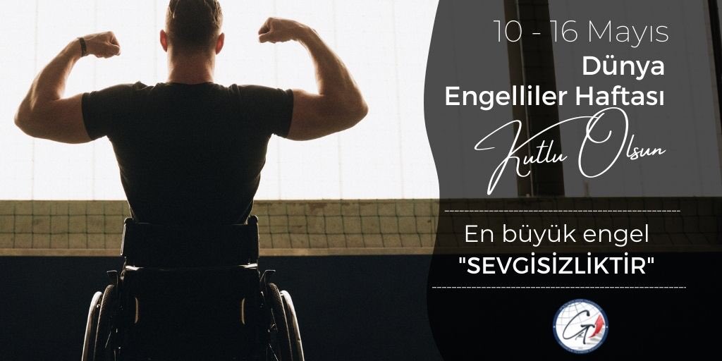 Engelli olmak, bir engel değildir. Sadece aşılması gereken bir düşüncedir. Tüm engelli vatandaşlarımızın Dünya Engelliler Haftası kutlu olsun.