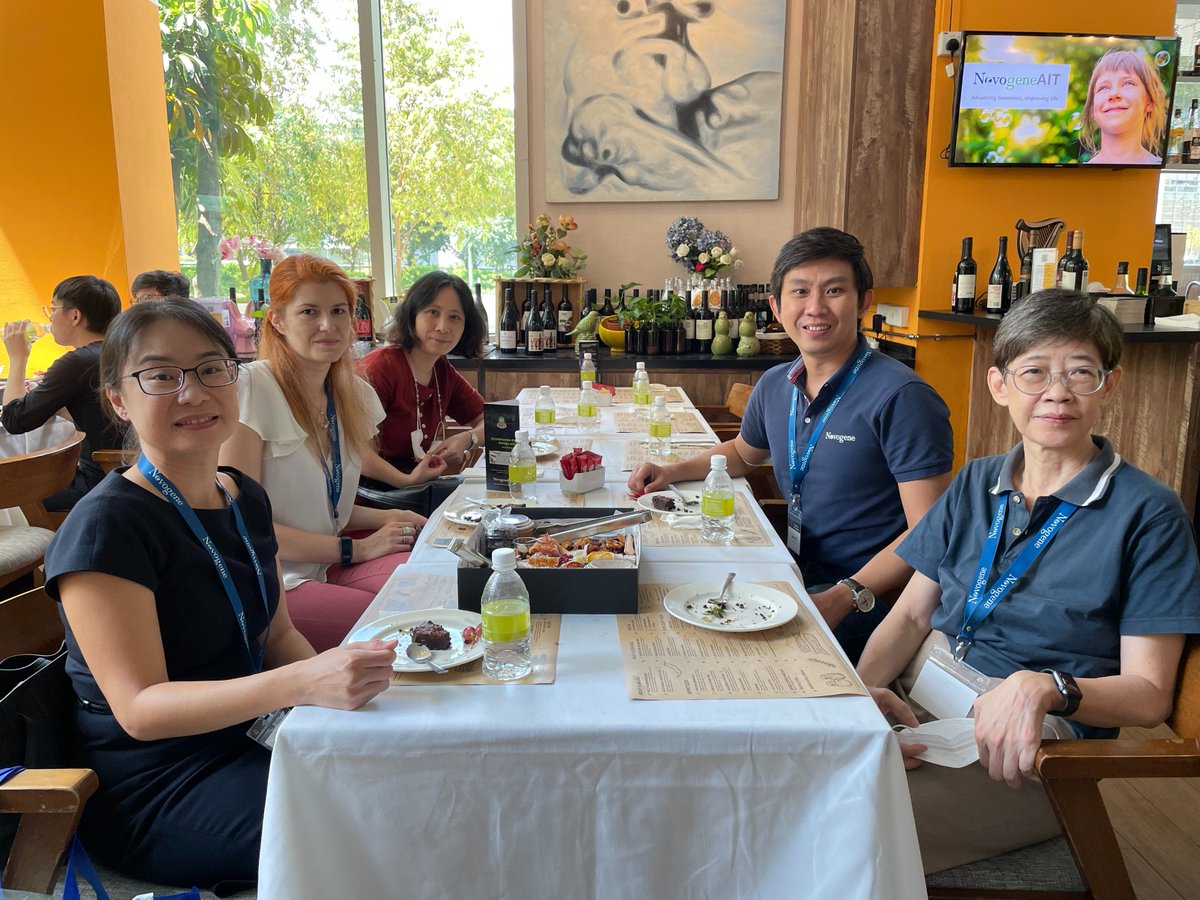 NovogeneAMEA's tweet photo. Thanks to our speakers and collaborators (@nanostringtech @10xGenomics @illumina ) for making the Novogene Single Cell UGM a success! It was fantastic to connect the scientific community with leading researchers by sharing their latest works and experiences with #singlecellseq https://t.co/3tSf7TqywS