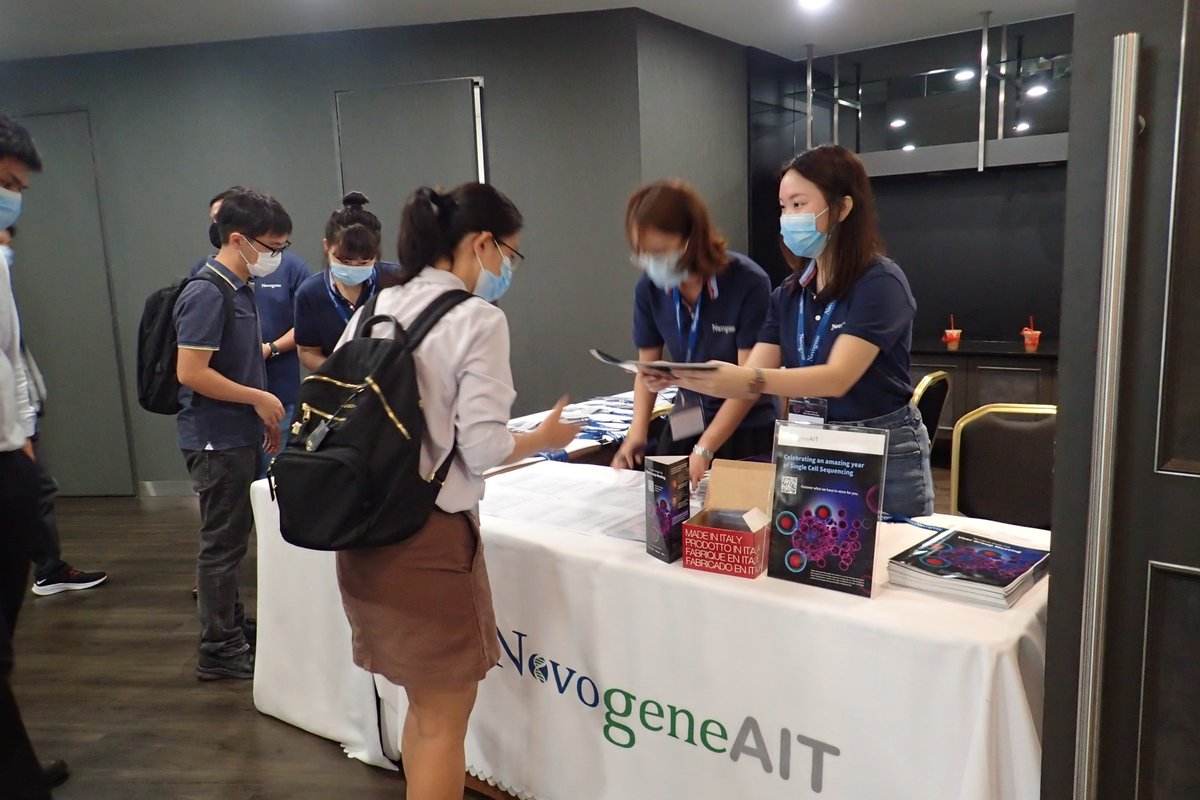 NovogeneAMEA's tweet photo. Thanks to our speakers and collaborators (@nanostringtech @10xGenomics @illumina ) for making the Novogene Single Cell UGM a success! It was fantastic to connect the scientific community with leading researchers by sharing their latest works and experiences with #singlecellseq https://t.co/3tSf7TqywS