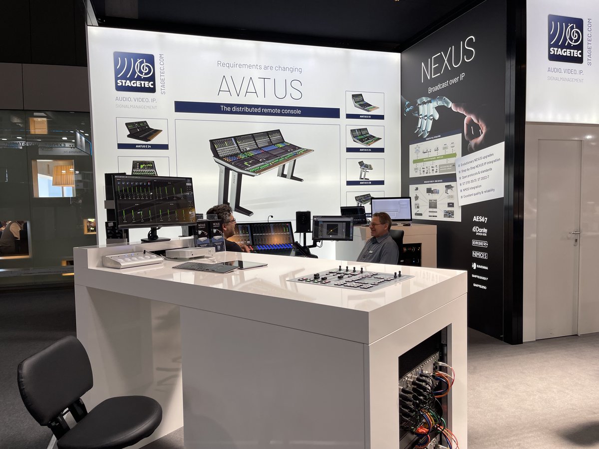 STAGETEC @ ISE 2022 in Barcelona!

Come over and learn more about our products. 
We´re located in hall five at booth #5Q850. 

We´re happy to see you there!

#stagetec #avatus #nexus #nxct #mixingconsole #ise2022 #barcelona