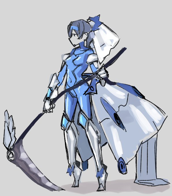 ウエディングドレスモチーフの落書き 