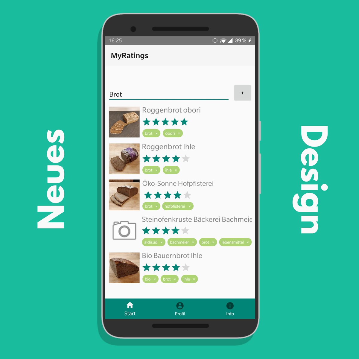 MyRatingsApp's tweet photo. Ich überarbeite gerade das Design der Bewertungsübersicht. Damit findest du deine #Lieblingsprodukte noch schneller.

Wie findest du es?

#update #nachhaltigkeit #myratings #fehlkäufevermeiden #sparen #einkaufen #bewertungen #lieblingsprodukt https://t.co/oa3gmdvbER