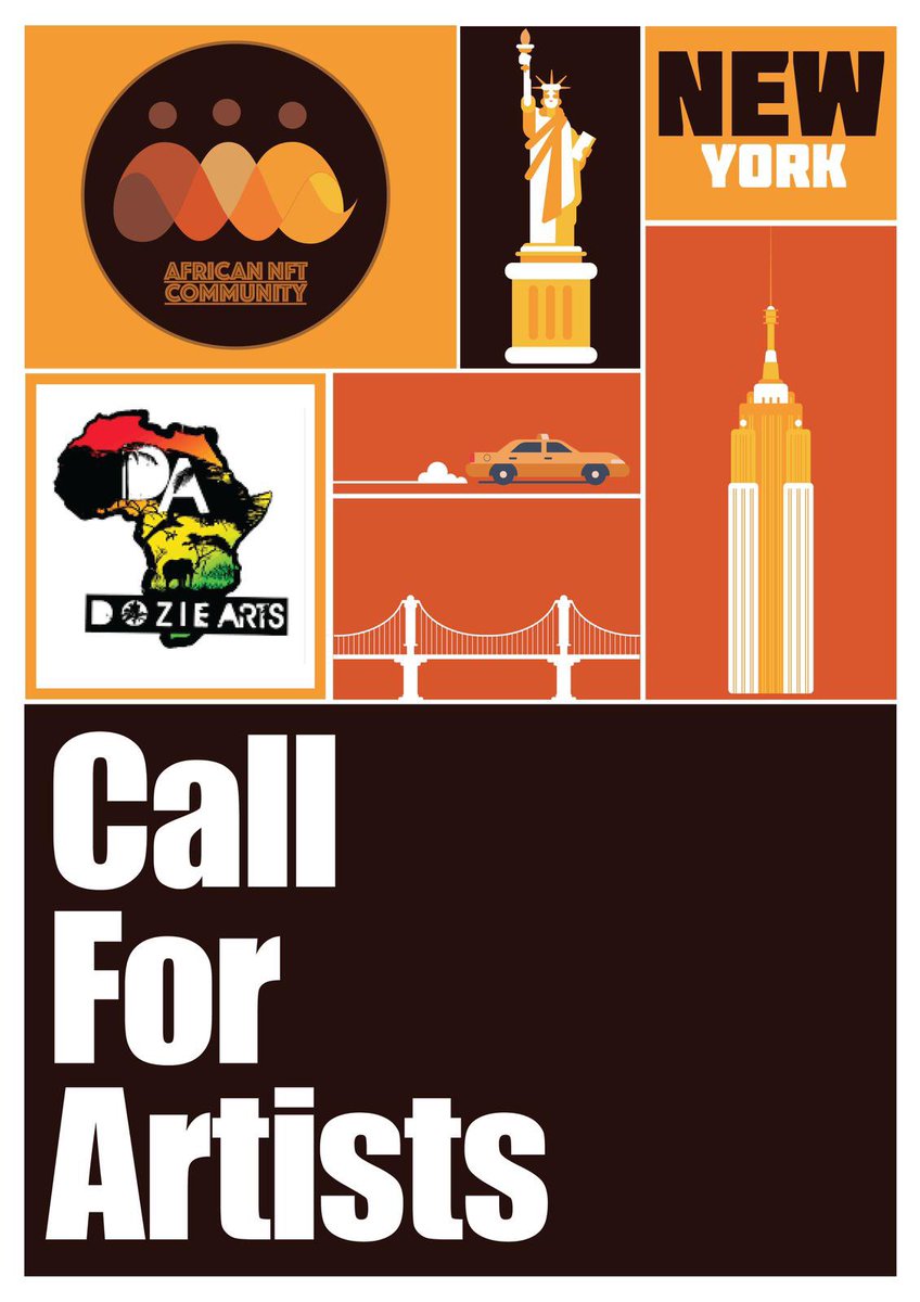 We’re happy to announce that for the first time, our community will have an opportunity to showcase art during NFT NYC. Curated by ANC and Dozie Arts, we want to invite African/African diasporic artists to submit work for consideration! (Deadline June 4) bit.ly/38d8HEw