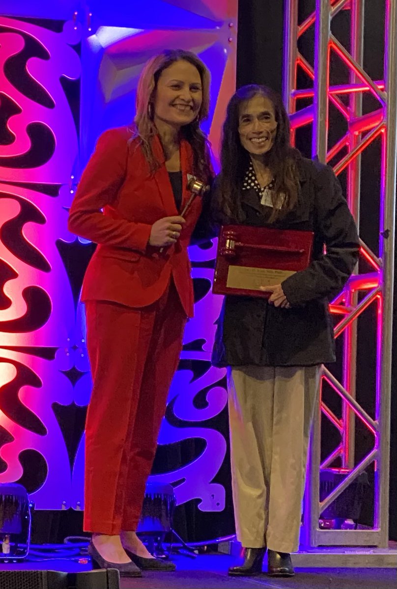 Transition of leadership at #SAEM22 with two amazing women: Dr. Amy Kaji to <a href="/AngelaMMills/">Angela Mills MD</a>