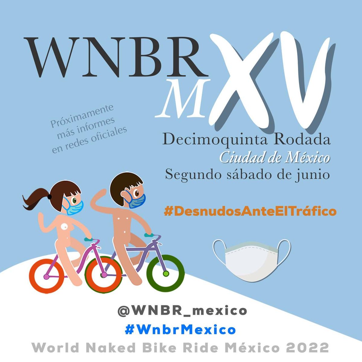 ComunidadN's tweet photo. Dentro de un mes será nuestra tradicional #manifestacion #nudista en la #cdmx se la van a perder? #WNBR cumplimos XV manifesrandonos https://t.co/MhG4pdRWKj