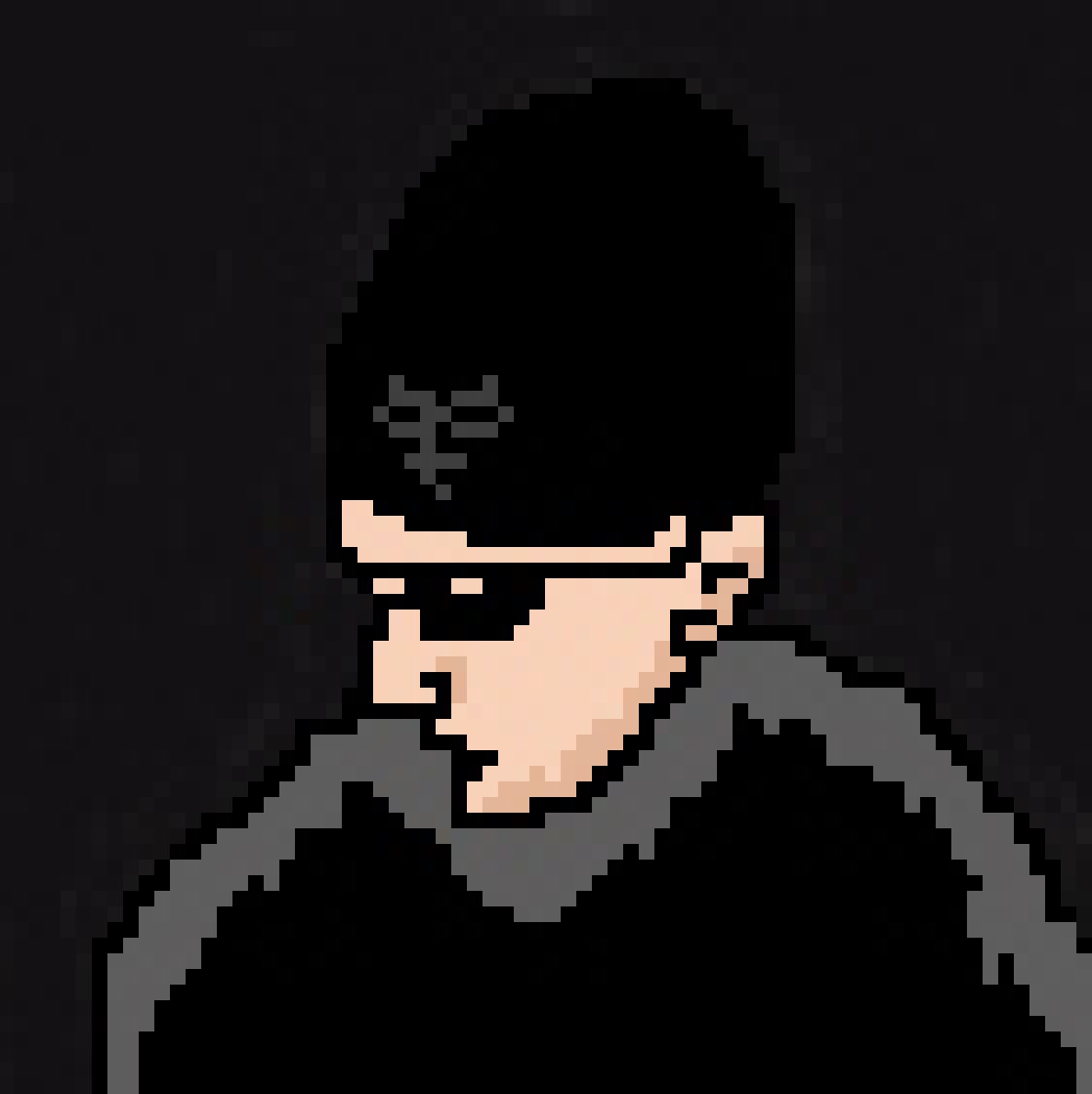 alba_verse's tweet photo. .
Pixelate project, handmade not with code and there are just 99 of them. " Albanian Creed" 
.
Man in Black
.
FOLLOW US FOR MORE
.
#NFTCollection #NFTCommunity #NFTGiveaway #nftart #NFTGiveaways #nftcollector  #NFT #opensea #openseanfts #NFTs https://t.co/HrLeY0Nvvw
