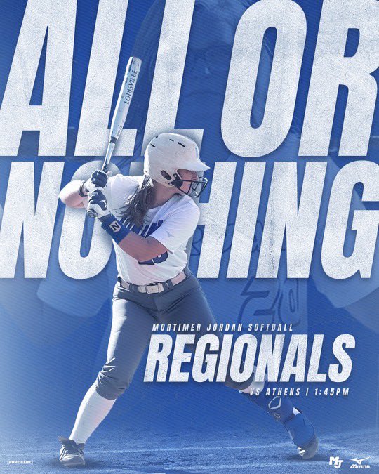 Qualifier 1 game at 1:45 vs Athens. Come support! <a href="/MJHSbluedevils/">Mortimer Jordan HS</a> <a href="/JORDANVBALL1/">Mortimer Jordan Volleyball</a> @BlueMjhs <a href="/MJHSBaseball/">MJHS Baseball</a> <a href="/MJHSsportsmed/">MJHS Sports Medicine</a> <a href="/mjhshoops/">MJHS Basketball</a> <a href="/mojobluedevils/">Mortimer Jordan Athletics</a> <a href="/jefcoedathletic/">JEFCOED Athletics</a> <a href="/PureGameSports/">PURE GAME SPORTS NETWORK</a> <a href="/BryanElemPTA/">Bryan Elementary PTA</a> <a href="/warriorjefcoed/">Warrior Elementary</a> <a href="/NJMSMiddle/">NorthJeffersonMiddle</a>