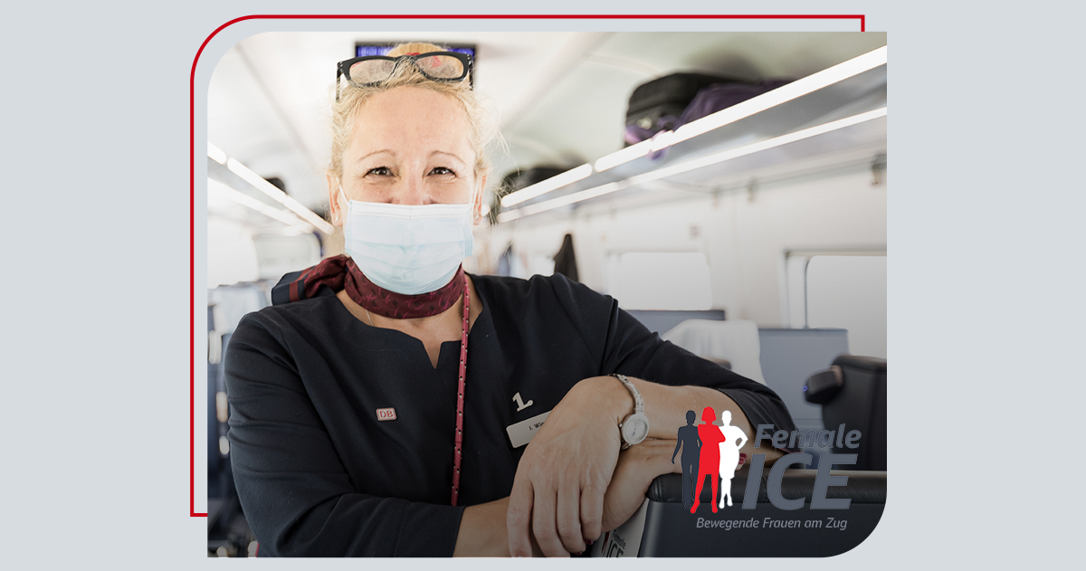 DB_Bahn's tweet photo. Heute fährt der #FemaleICE von München -> Berlin. Der Zug ist komplett mit weiblichem Personal besetzt &amp; wird entlang der Strecke maßgeblich von Kolleginnen begleitet. Damit setzt die #DeutscheBahn ein Zeichen für mehr Sichtbarkeit von Frauen in einer technikorientierten Branche. https://t.co/B5TKiErSBo