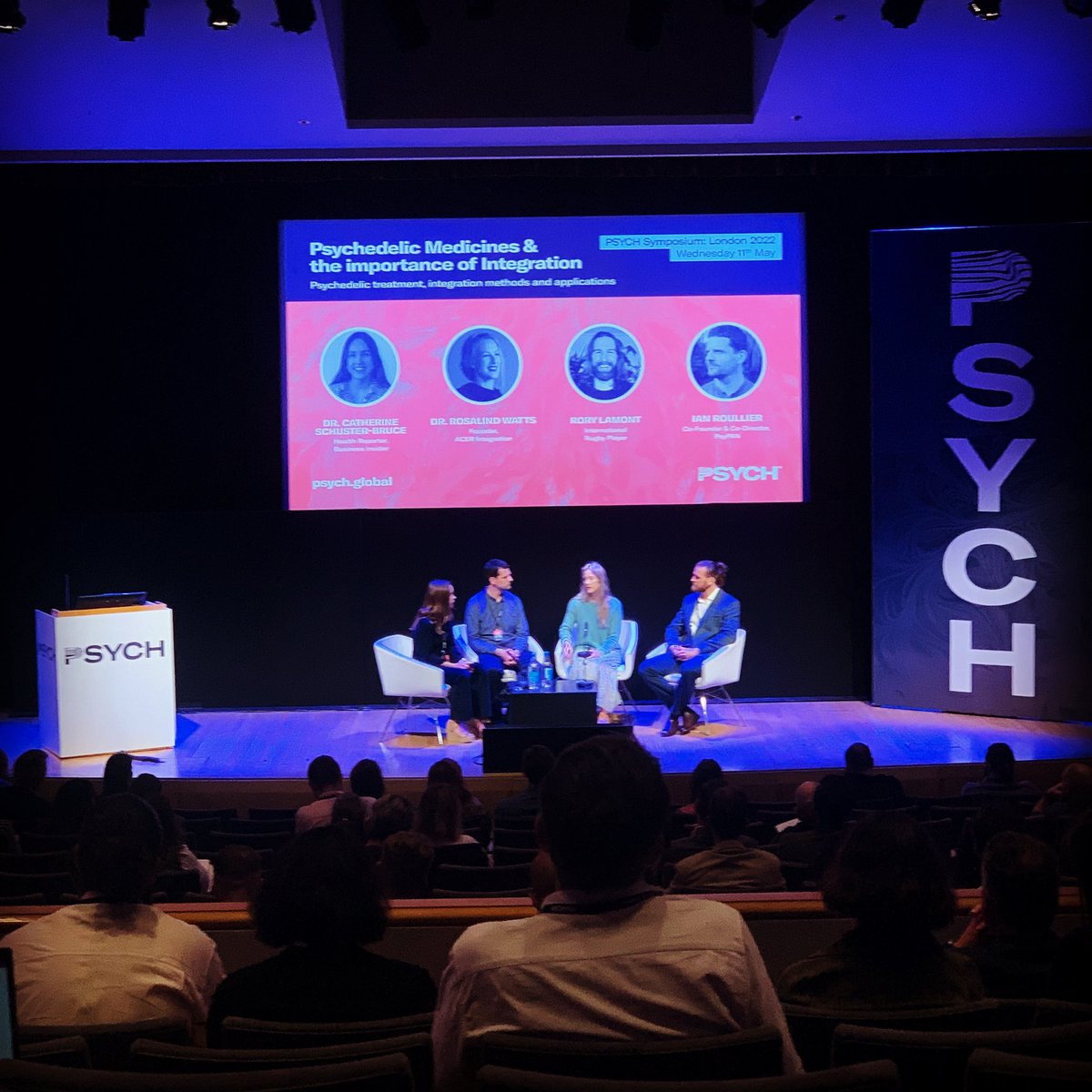 newpsychonaut's tweet photo. “These treatments are not cures. What happens afterwards is the most important part.” @PsyPANglobal Ian Roullier @drrosalindwatts and rugby’s @Rorylamont put smack down on pharma at @psychglobal_ #PSYCHSymposium #psychs https://t.co/Q1xKsGZohM
