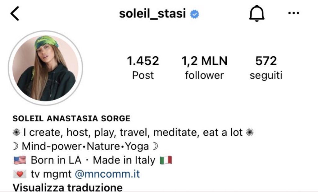 Valenti32973871's tweet photo. Facciamo aumentare follower su Instagram a soleil 💘 creiamo il devasto 💥 #SoleArmy #Soleil #SoleilShow #Solette #Soleilxbritney #SoleilSorge https://t.co/fbTUt8UnkT