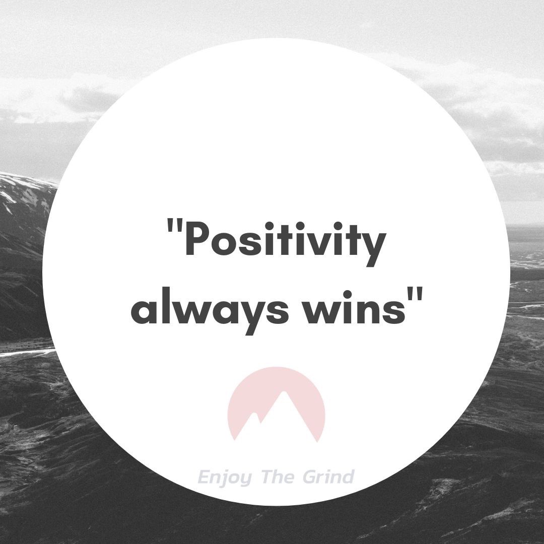 enjoythegrind_'s tweet photo. Positivity ALWAYS wins! 

#stayingpositive #positiveattitude #positivethoughts https://t.co/z1ru3pe3Yr