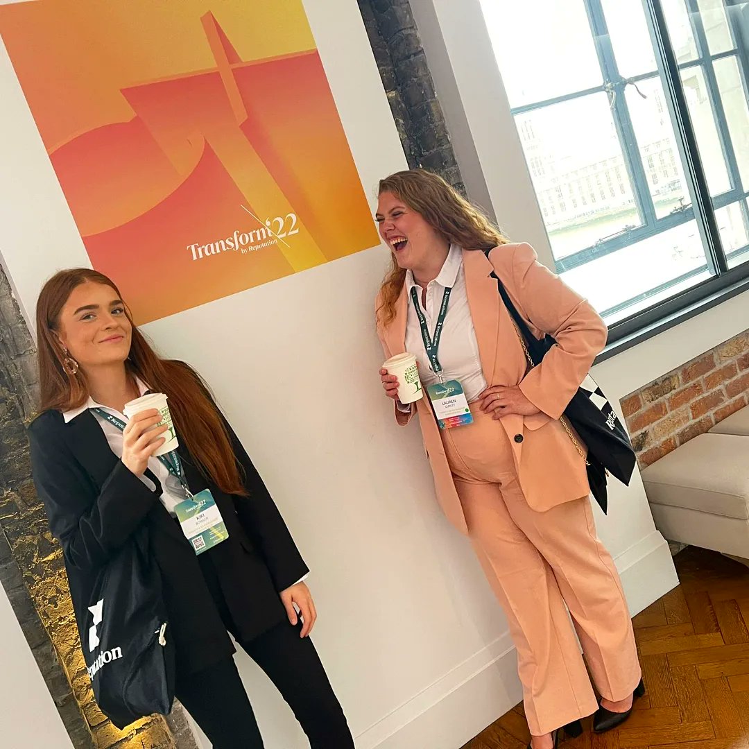 Lauren &amp; Kiki (aka the gingers of Twenty4Seven) are spending the day at Transform 22 conference hosted by Reputation! <a href="/Reputation_Com/">Reputation</a>