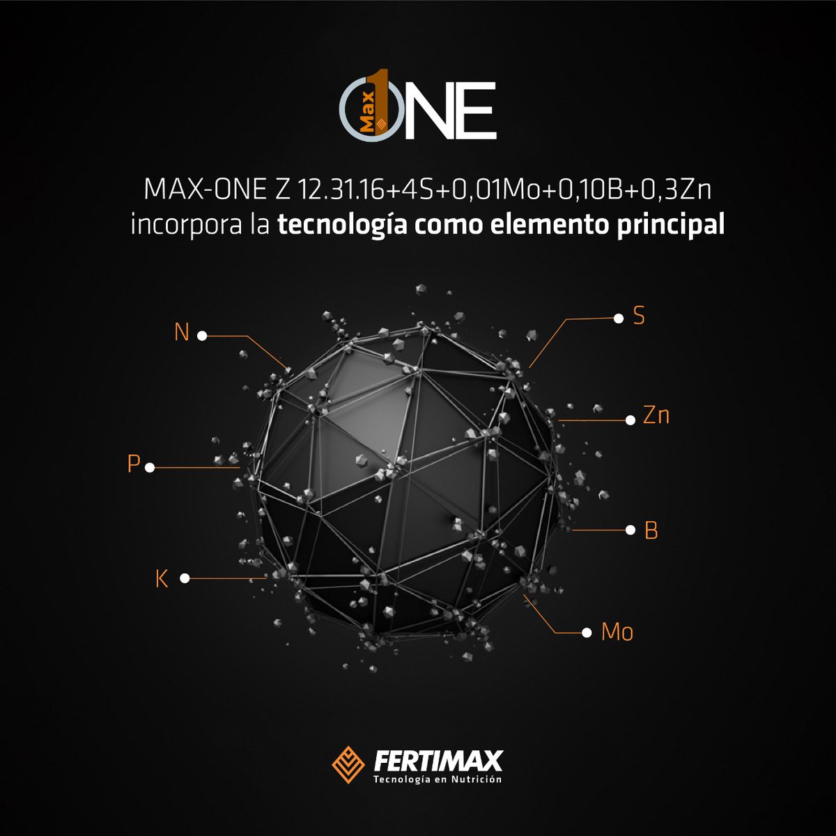 maxizavala's tweet photo. Linea de especialidades. #MAXONE mezcla quimica. NPK + Micronutrientes en un solo granulo.
MAXONE Z es una formula con NPK y un buen contenido de Boro y Zinc.
Pensada para los requerimientos de los ambientes en #Paraguay
#Fertimax
#Fertilizante https://t.co/QUdFyUFKco