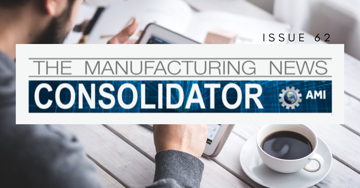 This week's Manufacturing News Consolidator.  Read current Manufacturing news all in one simple email.  conta.cc/3KXq5dv