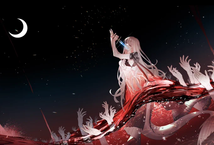 朱い、
#創作 
