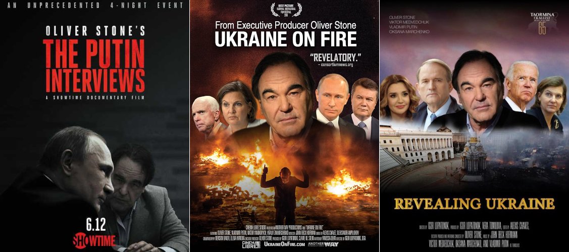MarcoRavera1's tweet photo. Per conoscere le origini del conflitto in corso, consiglio The Putin Interviews, Ukraine on fire, Revealing Ukraine, realizzati da @TheOliverStone e @lopatonok
#theputininterviews #ukraineonfire #revealingukraine #russia #Ukraine #RussianUkrainianWar #war #cinema #movie #film https://t.co/6fcAu5CpSr