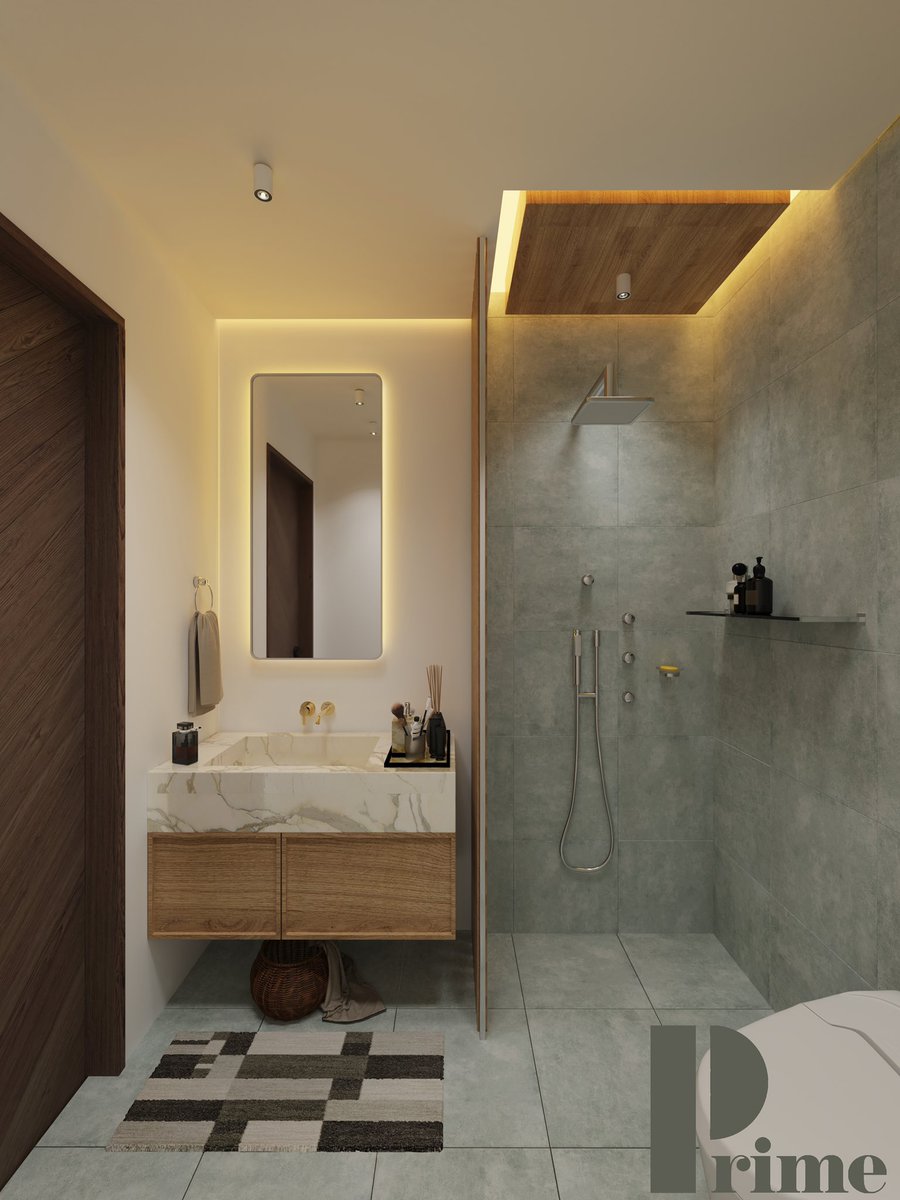 primerender's tweet photo. Similar layout but with a lighter colour palette on this one #bathroom #deisgn #interior #render #3drendering #homedesign #vray #3dsmax https://t.co/qJHEntAvt0