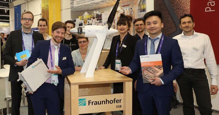 Anyone at #PCIM? Meet Happy researchers and interesting prototypes ;)
from left to right: 38kW #inverter for high-speed #aviation #fuelcell air compressor (blue), HV-LV #DCDCconverter with 400A@28V (silver), 1.5kg 15kW #driveinverter with 99.3% #efficiency (in #motor nacelle)