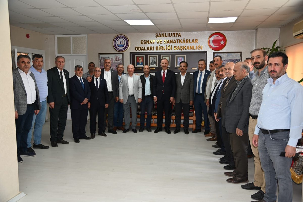 Şanlıurfa Esnaf ve Sanatkarlar Odaları Birliği tweet media
