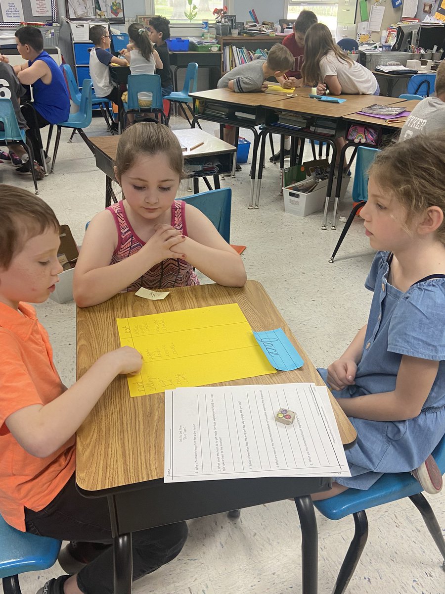 strader268's tweet photo. Adjectives and giant post it notes. #titantrue #secondgraderocks https://t.co/ztD9SeSZ6d