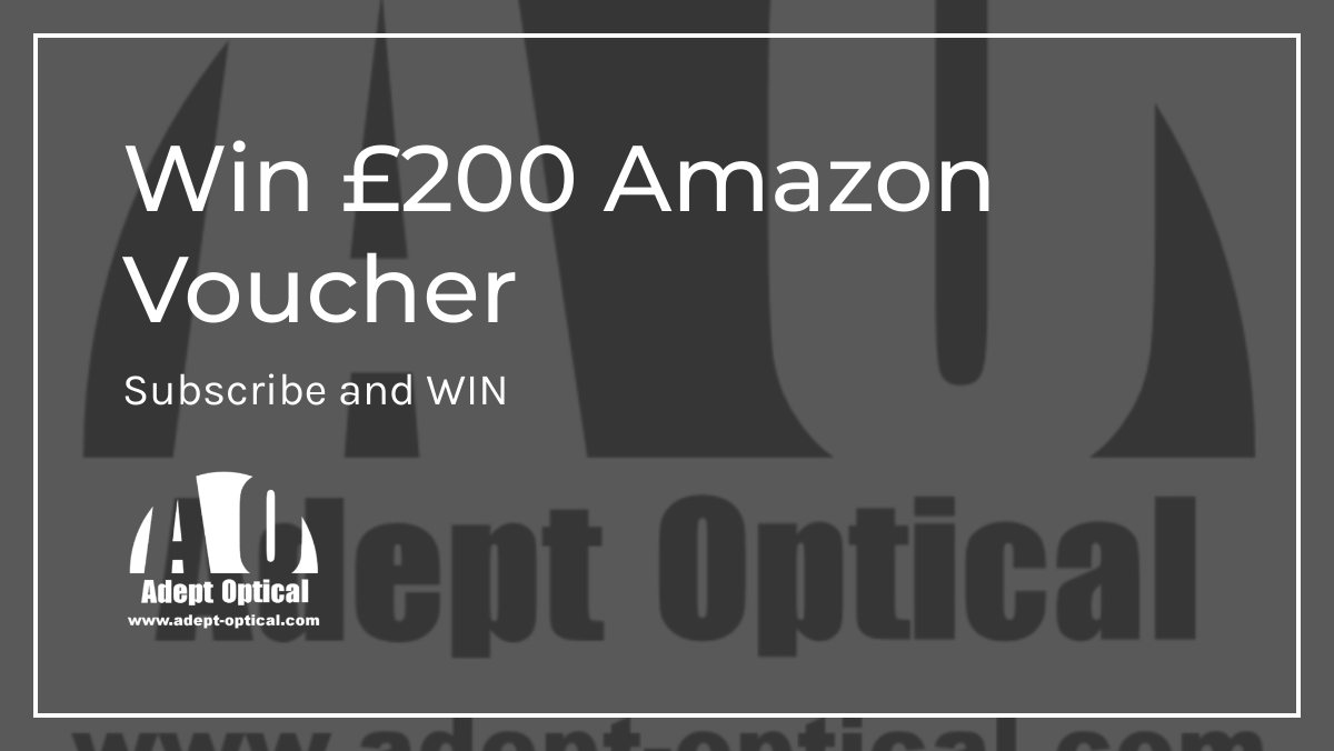 To be in with a chance of winning a £200 Amazon voucher, just retweet this message  head over to adept-optical.com and subscribe.
Good Luck everyone.

Terms and Conditions can be found here
adept-optical.com/the-adept-blog…