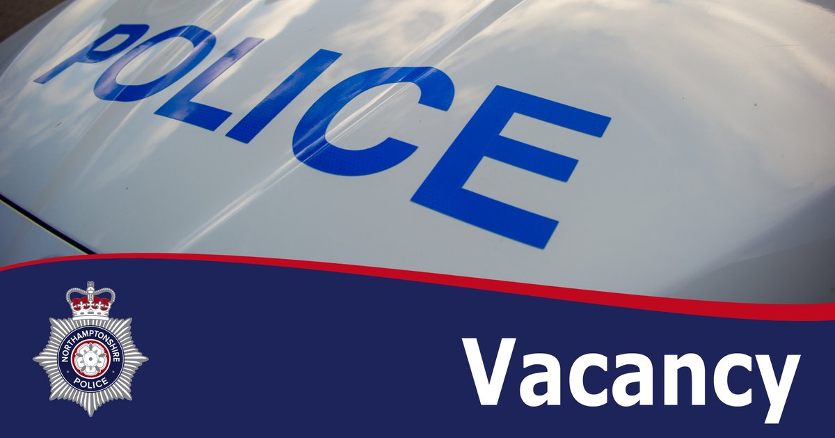 An exciting opportunity for a highly motivated Sergeant to join the @NorthantsSCIU. We are looking for a PIP 2 qualified Sergeant that has completed the substantive promotion process. Apply here: ow.ly/WwAP50J4Stv