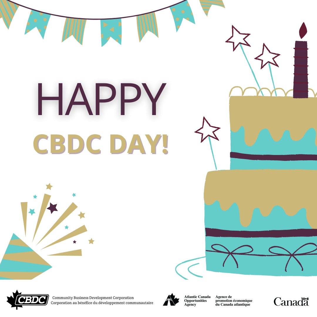 CBDCAtlantic's tweet photo. Happy CBDC Day!
Do you know your neighbourhood Community Business Development Corporation?
Learn more or access CBDC services here – https://t.co/ZwkDPx4rpC https://t.co/ftuwcSl2Eb