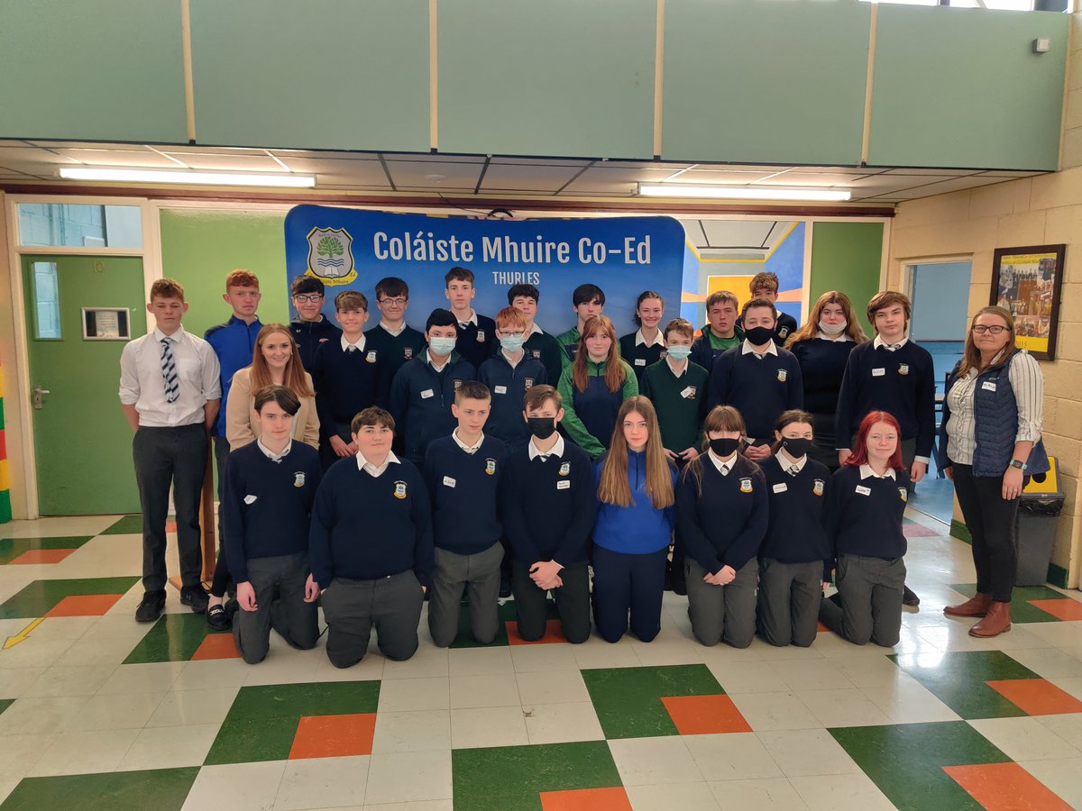 miriambergin's tweet photo. Thanks @FogartyDavina a past student for bringing @BorrisokaneCC  2nd yr coding sts to @colmhuirecoed GamesFleadh. Well done to the winners as voted by the students (student voice) from Borrisokane Sam &amp; Cillian.   From CMCO Erin &amp; Daniels #cmcoagobair #ETBEthos @etbtipperary https://t.co/tPYA1BQboi