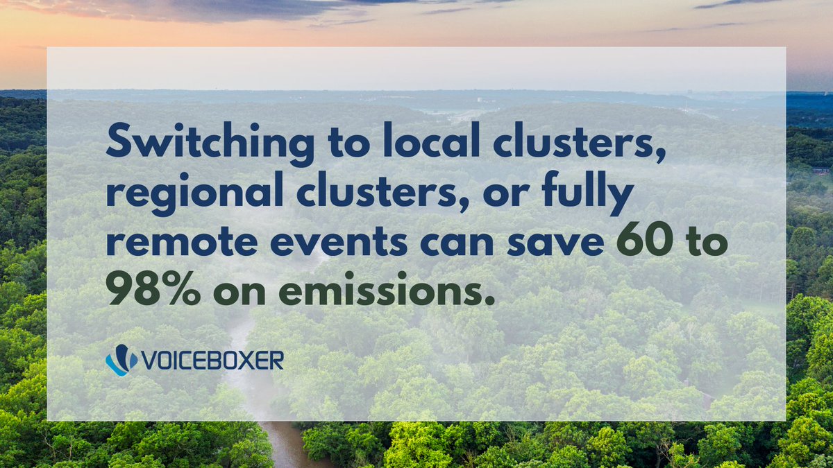 boosteventsteam's tweet photo. Going green? Partnering with VoiceBoxer keeps your multilingual events smooth and interactive, even when they're remote or hybrid.

The Emissions Impact of Online, Hybrid and In-Person Meetings https://t.co/ILNaiOHYy6 by @s_mckinley https://t.co/Gr0m4lhDVg