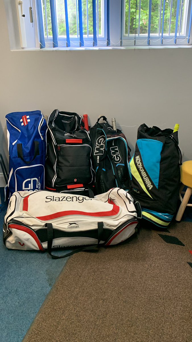 DoverColPrioryH's tweet photo. Mr Breeze doesn’t usually let the boys use his office for storage but he’s willing to make an exception for the cricket season @DoverCollSport #gowell https://t.co/SVtgpval29