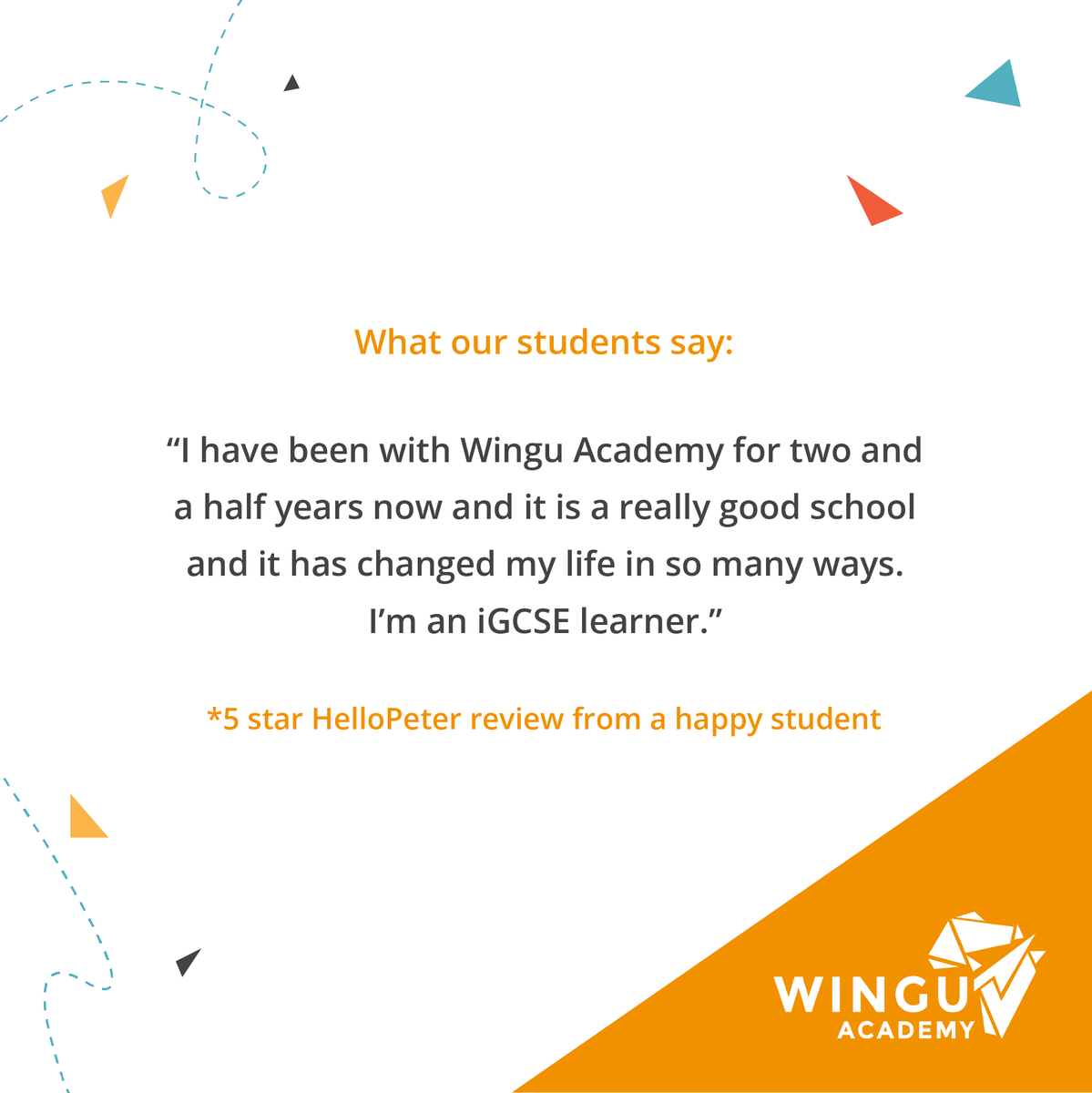 ParentingHub1's tweet photo. At Wingu Academy we strive to exceed expectations and make online schooling from home just a little bit easier.
https://t.co/jxovwCPgzS
Β
#Wingulians #forwardthinking #thriving #opportunities #learning https://t.co/5VARNFpQQ5