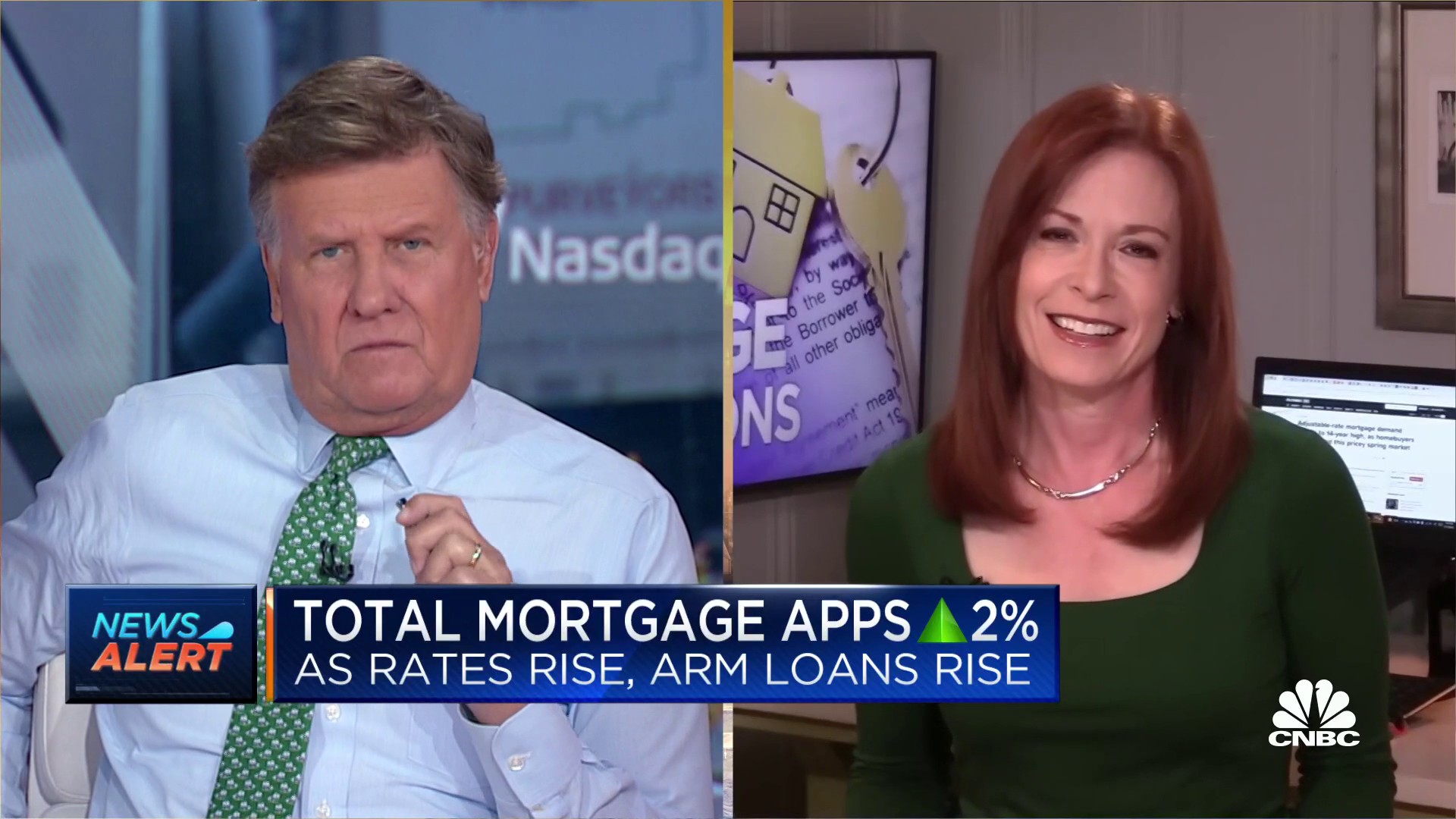 CNBC on Twitter "Total mortgage applications are up 2 from the