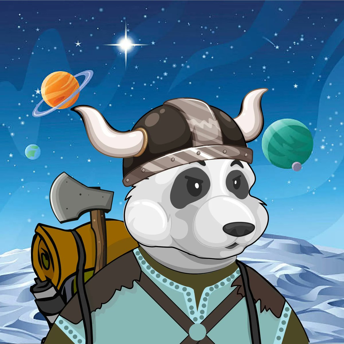 Who knew that there's to be 7777 #CosmoPanda NFTs, (soon to be up for grabs on <a href="/StargazeZone/">Stargaze ✨🔭</a>!) and there are only 1,864 pandas in the wild! This one's already taken!

Cosmo pandas for the win!

#Cosmos #NFT #NFTGiveaway #NFTCommunity #PandaFact