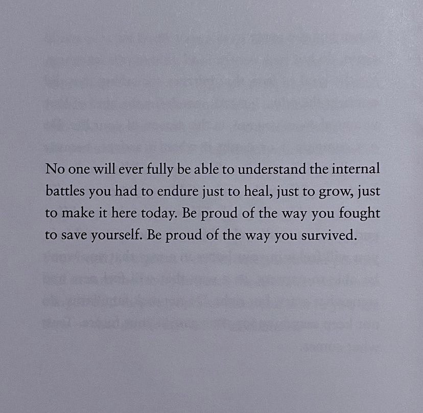 bookpoets's tweet photo. be proud of the way you survived https://t.co/n0Wcq1vZhB