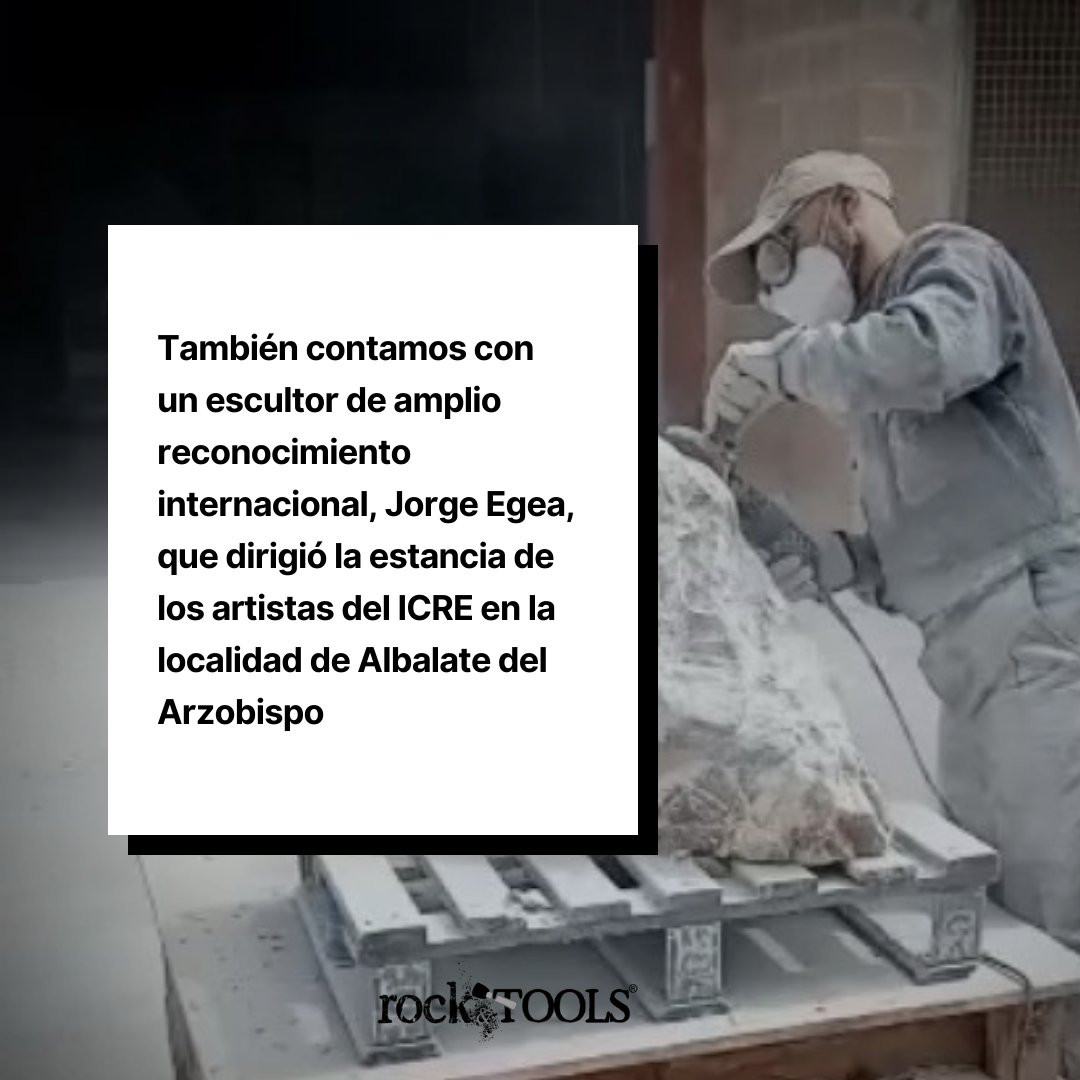 RockandTools's tweet photo. El pasado mes de abril el equipo de 𝗥𝗼𝗰𝗸 &amp; 𝗧𝗼𝗼𝗹𝘀 tuvimos el placer de poder colaborar en el evento  𝗦𝘁𝗮𝗴𝗲 𝗱𝗲𝗹 𝗜𝗖𝗥𝗘 con Jorge Egea, de escultura en Alabastro organizada por el CIDA. ⁣
👉Visita nuestro artículo de blog para saber más:⁣
https://t.co/KzFeSeteqD https://t.co/vtsUXzXAPR