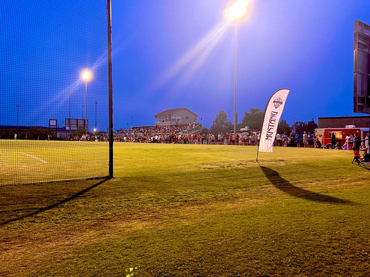 What. A. Night. We are headed to the State Championship! Guys beat Bixby 3-0 behind goals from Mung Mang, Keagan Prigmore, and Preston Schultz. The atmosphere was electric! #MustangSoccer #HorsePower #LeaveNoDoubt